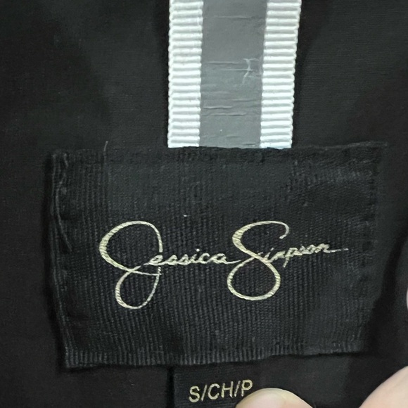 Jessica Simpson Black Zip-Up Spring Jacket - Size Small - Picture 5 of 9